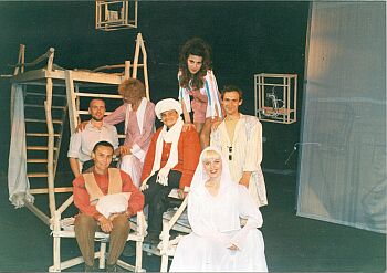Участники спектакля на фестивале 1996 г.